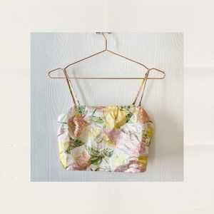 River Island Floral Crop Top💕